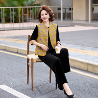 新款妈妈中老年女装三件套春季中年装国风套装女40-60岁春装