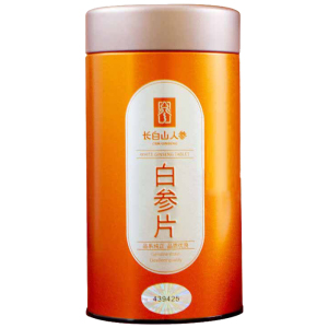 长白山人参白参片含人参皂苷人工种植白参片干货礼盒100g*1罐