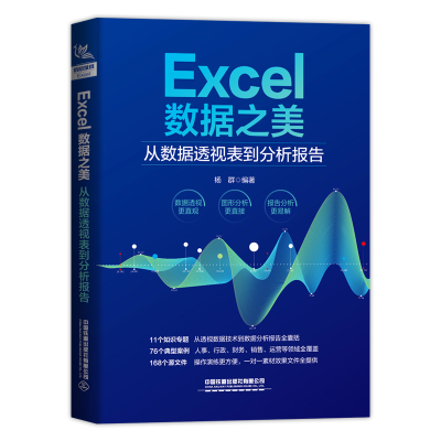 醉染图书Excel数据之美:从数据透视表到分析报告9787113287719