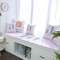 家柏饰(CORATED)热情沙漠印花飘窗垫窗台垫定做简约现代沙发垫田园卧室榻榻米阳台