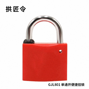 拱匠令 GJL848 不锈钢短梁挂锁 不锈钢 40*32*20mm(计价单位:个) 银色
