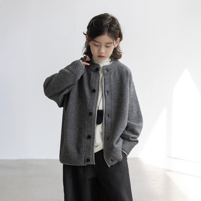 男童开衫毛衣秋冬款新款男孩冬装中大儿童冬季加厚针织外套潮