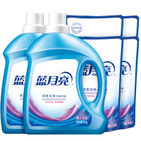 蓝月亮 深层洁净洗衣液16斤套装3kg*2瓶+500g*4袋 薰衣草香 深层洁净 强效去污 低粘速溶易漂洗 家庭优惠套装