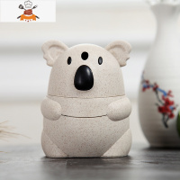 自动按压式牙签盒网红家用个性创意北欧ins牙签筒桶便携随身 敬平 按压式考拉一只