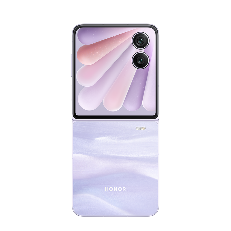 [手机] 荣耀+HONOR5G手机-CLE-AN001个 荣耀Magic V Flip2 12GB+512GB CLE-AN00 晨曦紫 双卡全网通版手机 AI 2亿超清写真自拍