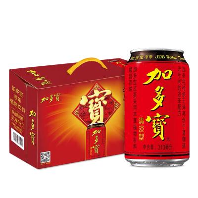 加多宝凉茶植物饮料茶饮料310ml*12罐礼盒装