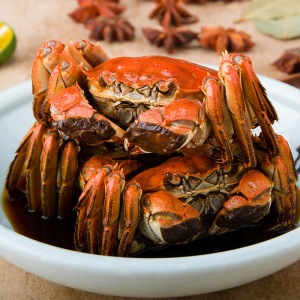 金沐运澄 严选精品 花雕熟醉蟹全母蟹3.0两8只 加热即食螃蟹