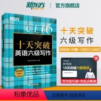 [正版]新东方 十天突破英语六级写作专项训练 备考2024年6月6级cet6考试英语真题试卷详解模拟 搭翻译听力阅读六
