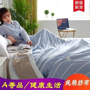 美帮汇六层全棉纱布毛巾被双人单人毛巾毯子夏季儿童午睡盖毯夏凉被