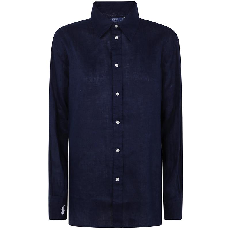 Polo Ralph Lauren女士长袖衬衫透气舒适休闲日常穿搭