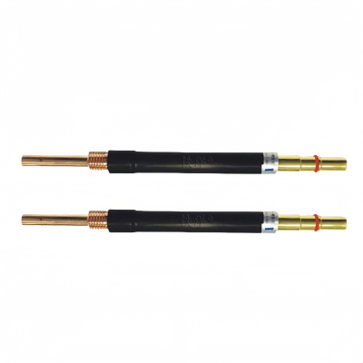 铁洋 二保焊枪弯管 500A紫铜直管 个