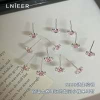 999纯银糖果耳钉女养耳洞耳环睡觉免摘耳骨环2025新款小众耳饰