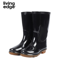 栎捷时牛筋底 中筒雨鞋