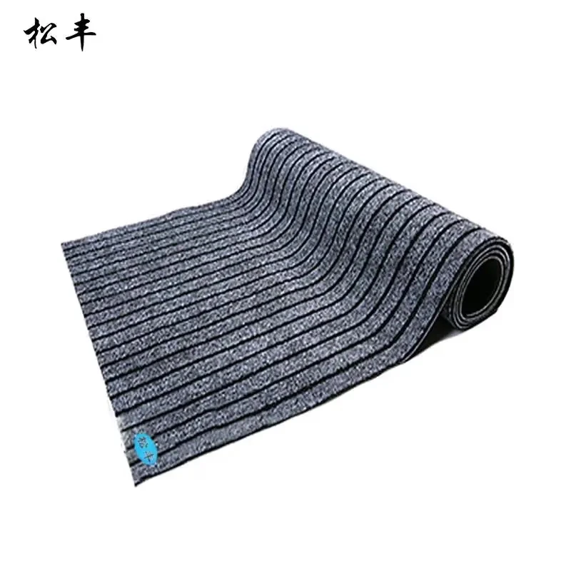松丰(SONGFENG)加厚绒面橡胶底地垫酒店商用地毯楼梯办公走廊除尘垫餐厅脚垫辅面200cm/米