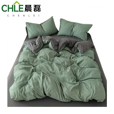 晨磊 四件套 200*230cm(清新灰) 套