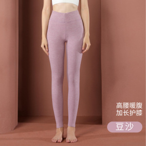 炫彩德绒秋裤女士高腰收腹加长护膝保暖裤女款内穿秋冬显瘦打底裤