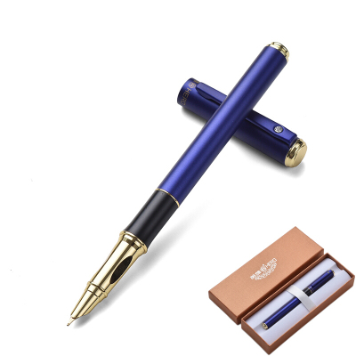 HERO英雄钢笔6167磨砂金属杆暗尖铱金笔包尖墨水笔男女学生练字硬笔书法考试三角握手正姿钢笔