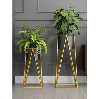 简约北欧铁艺花架置物架花架子藤印象室内客厅阳台落地式绿萝绿植花盆