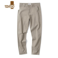 YANXU秋季直筒休闲裤男2023新款潮流宽松百搭商务弹力工装长裤子