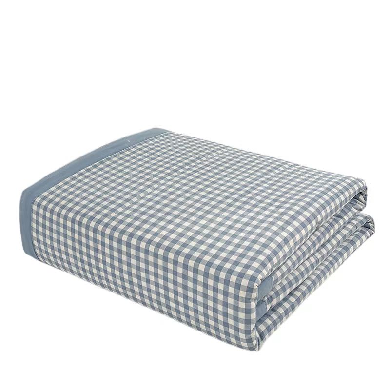 知布家全棉色织新疆棉花双人被200*230cm 条