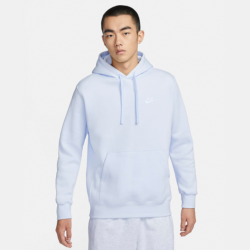 nike耐克加绒卫衣男2023冬新款宽松休闲连帽运动套头衫bv2655-085