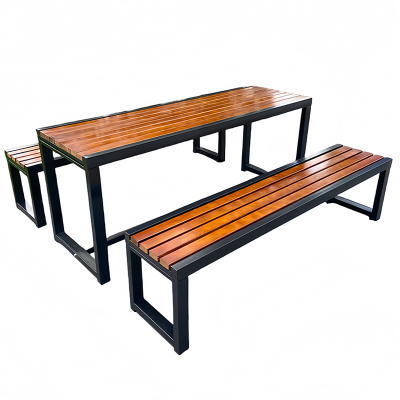 芙瑞塔户外桌椅 一桌两凳套