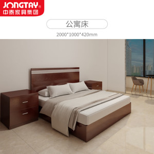 中泰(jongtay)木床多功能公寓宿舍公寓单人床1米 J-YQDZ12