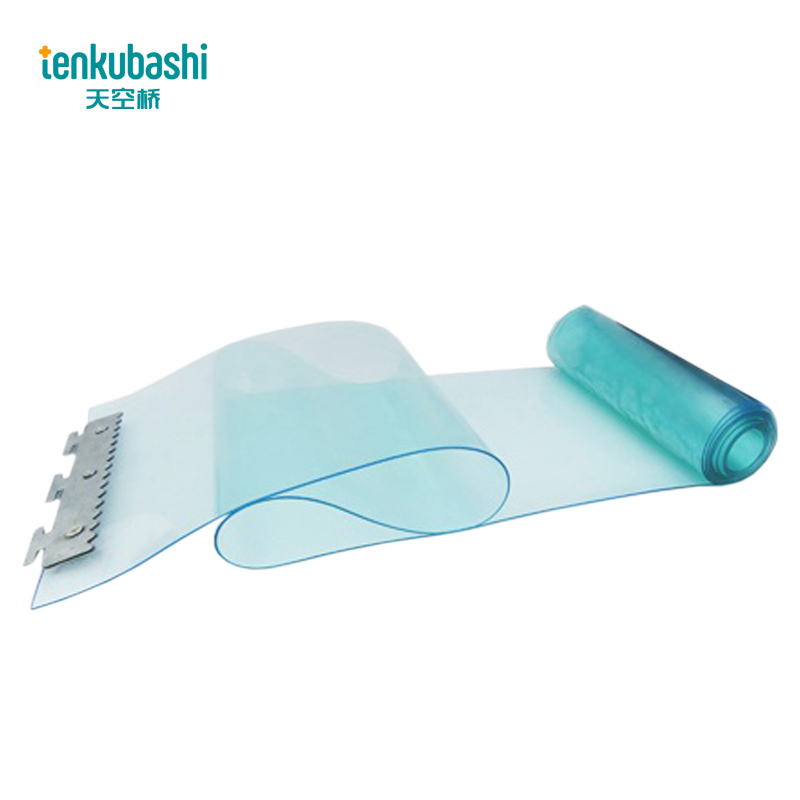 天空桥 软门帘 1.5mm 透明蓝色 平方