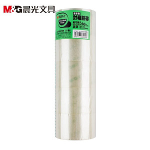 晨光(M&G)封箱胶带普惠普透60mm*60y5卷AJD95789