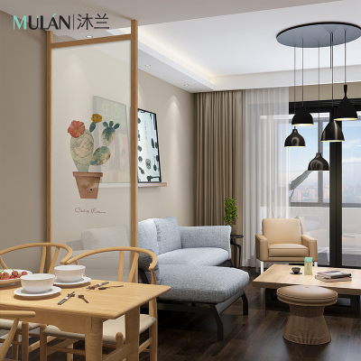 BONJEAN北欧风格简约现代屏风隔断客厅卧室遮挡家用玄关入户座屏