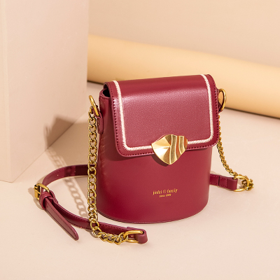 小亚天2020女包新款链条单肩水桶包迷你小包包女时尚百搭斜挎女包潮