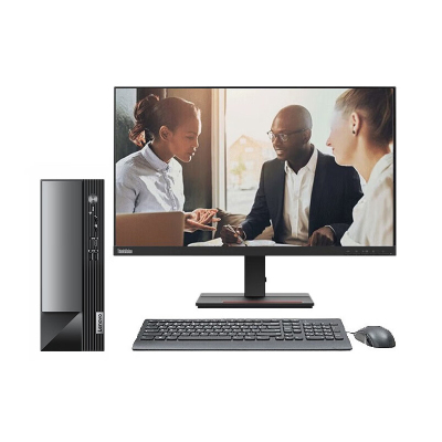 联想(Lenovo)扬天M4000q 个人商务台式机电脑整机 定制(i3-12100 16G 1T SSD wifi6 win11 )配27英寸显示器