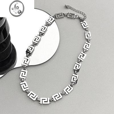 JiMi钛钢锁骨链男士潮牌百搭简约ins小众项链个性痞帅风链子女不掉色