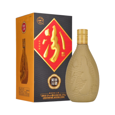 汾酒 紫砂汾酒53度475ml单瓶 清香型 礼赠佳品