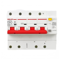 德力西(DELIXI) 空气开关带漏电保护器家用63a断路器220v电闸空调2p32a三相 3P+N63A