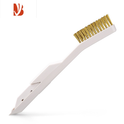 三维工匠煤气灶专用清洁刷油烟机水槽厨房灶台铁丝强力去污垢小钢刷子