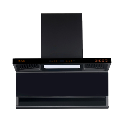 Haotaitai顶侧双吸油烟机XK05 22m³大风量变频电机1050Pa大静压挥手智控+智清洗磁吸式玻璃挡板