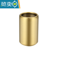 敬平水果叉套装304不锈钢创意可爱小叉子家用欧式蛋糕签水果插收纳瓶 金色收纳瓶牙签