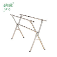 劲脉 折叠晾衣架 三杆方管2.4米 个