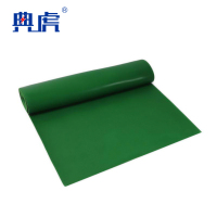 典虎 绝缘橡胶板 绿色平面3mm*1.2m*10m 卷
