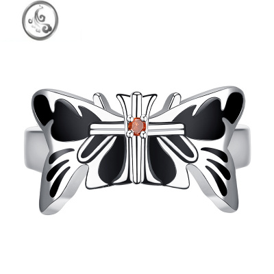 JiMi六花戒指中二病也要谈恋爱剧场版邪王真眼小鸟游动漫情侣指环银饰