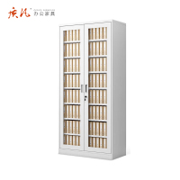 质凡通玻七板凭证柜储物柜带锁多门柜/ZF-WJG024/850*390*1800