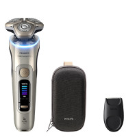 飞利浦新9系ultra整机进口电动剃须刀全新一代旋护剃须刀顶配款 父亲节礼物 XP9403/06 香槟金