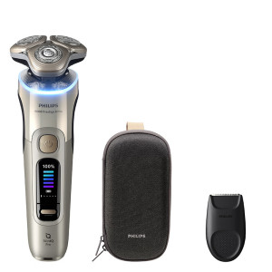 飞利浦[周杰伦同款]旋护新9系ultra整机荷兰进口电动剃须刀刮胡刀新年生日礼物香槟金 XP9403