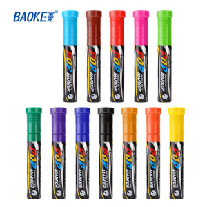 宝克(BAOKE)860-6 6mmPOP唛克笔 海报广告画笔/彩色马克笔记号笔 6支/盒 1盒