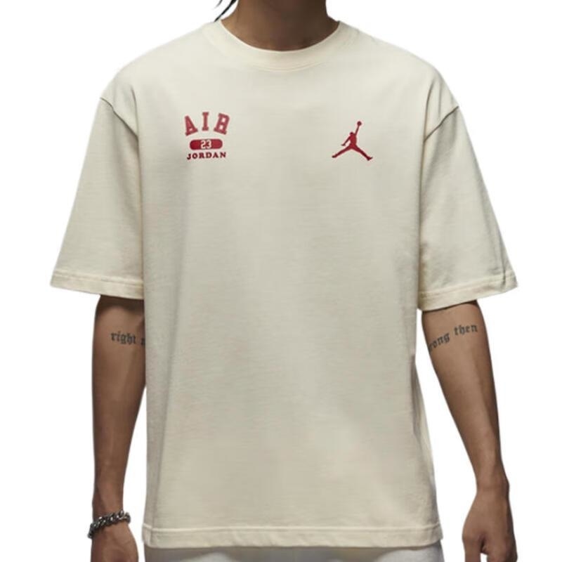 NIKE/耐克男子新款JORDAN运动训练休闲短袖T恤 HQ1575-113 C