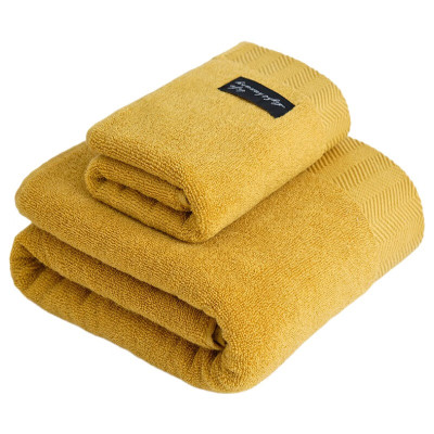 天山柔 70*140cm 400g 全棉32股酒店风黑标 浴巾 (计价单位:条) 深灰