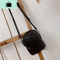 贝壳黑色小包女斜挎夏天迷你手机包包2020新款潮皮质简约百搭女包NEW LAKE 黑色女斜挎包