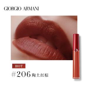 (Armani)阿玛尼红管丝绒哑光唇釉唇彩口红405#烂番茄红 保湿滋润显色滋润 不易脱妆 润唇臻致丝绒哑光6.5ml