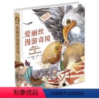 [精装]爱丽丝漫游奇境 [正版]彩插爱丽丝漫游奇境记原着全译精装硬壳中文彩绘爱丽丝梦游仙境外国名著儿童文学小学四五六年级